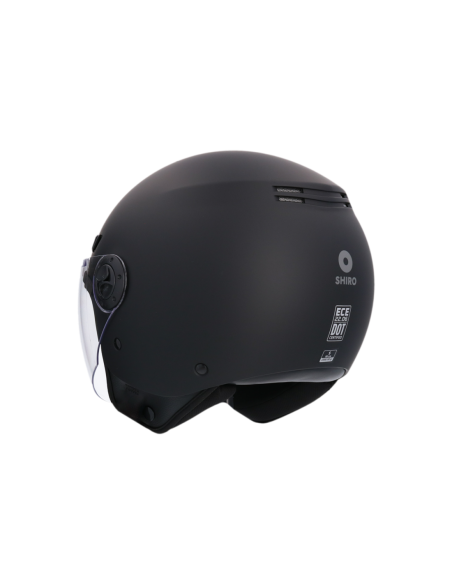 CASCO SHIRO SH-62 KIOTO NEGRO MATE