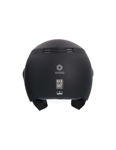 CASCO SHIRO SH-62 KIOTO NEGRO MATE