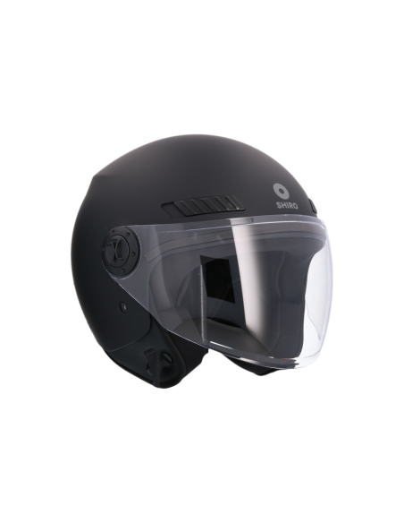 CASCO SHIRO SH-62 KIOTO NEGRO MATE