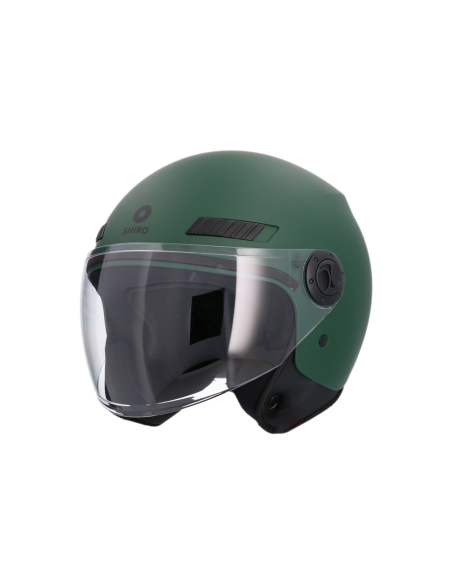 CASCO SHIRO SH-62 KIOTO VERDE MATE
