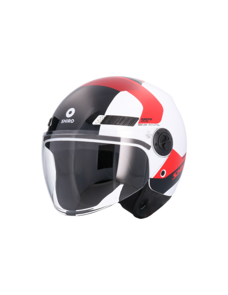 CASCO SHIRO KIOTO KALOS BLANCOROJO
