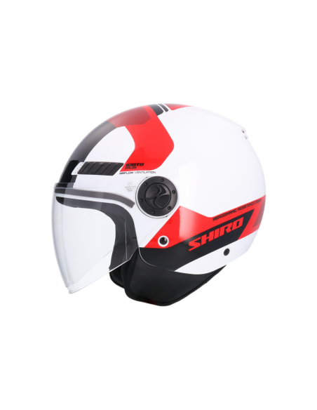 CASCO SHIRO KIOTO KALOS BLANCOROJO