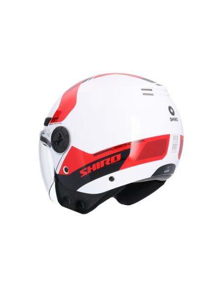 CASCO SHIRO KIOTO KALOS BLANCOROJO