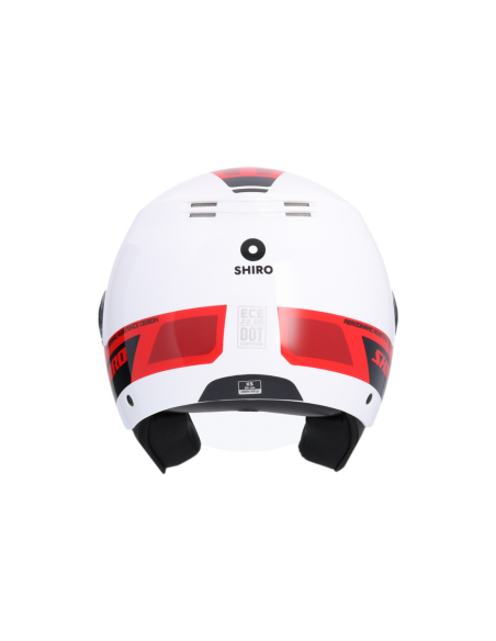 CASCO SHIRO KIOTO KALOS BLANCOROJO