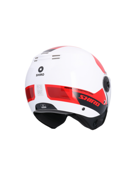 CASCO SHIRO KIOTO KALOS BLANCOROJO