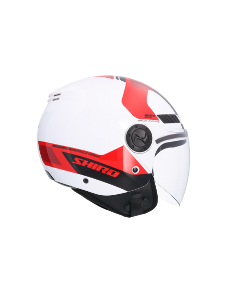 CASCO SHIRO KIOTO KALOS BLANCOROJO