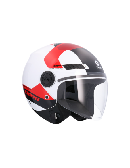 CASCO SHIRO KIOTO KALOS BLANCOROJO