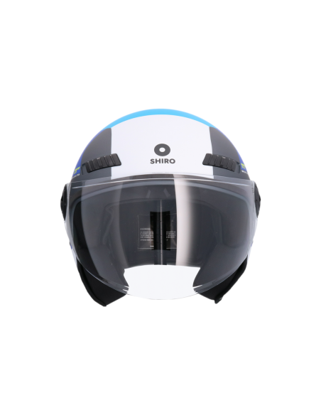 CASCO SHIRO KIOTO KALOS TITANIUM MATE AZUL