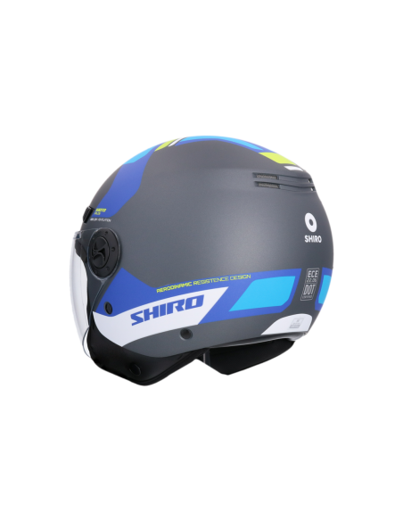 CASCO SHIRO KIOTO KALOS TITANIUM MATE AZUL