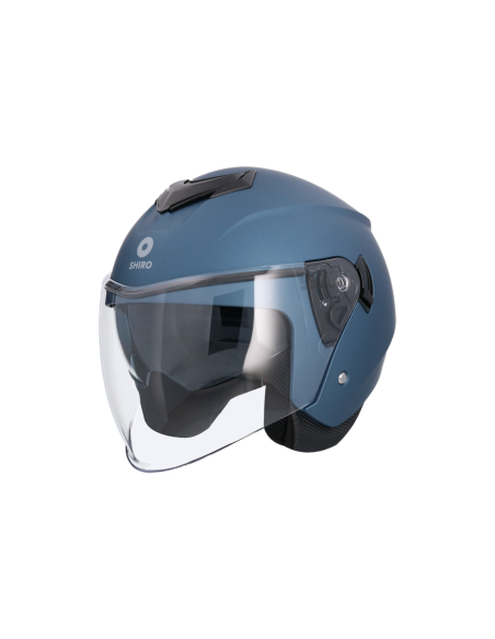 CASCO SHIRO OF852 IBIZA AZUL MATE