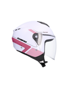 CASCO SHIRO IBIZA SPORTAGE BLANCO PERLA ROSA