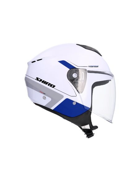 CASCO SHIRO IBIZA SPORTAGE BLANCO PERLA AZUL
