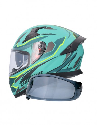CASCO SHIRO KATANA SHARP + Pantalla Extra VERDE MATE CASCO SHIRO KATANA SHARP + Pantalla Extra VERDE MATE