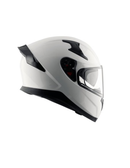 CASCO SHIRO KATANA SOLID + Pantalla Extra BLANCO PERLA