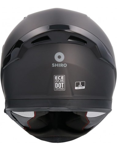 CASCO SHIRO KATANA SOLID + Pantalla Extra NEGRO MATE CASCO SHIRO KATANA SOLID + Pantalla Extra NEGRO MATE