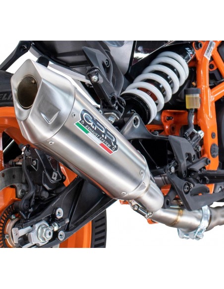 ESCAPE GPR Kawasaki Z 650 2023-2025, GP-Revo Titanium, Silenciador homologado, escape completo con catalizador y db killer