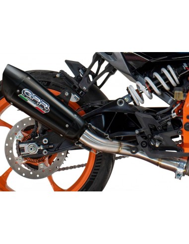 ESCAPE GPR Kawasaki Z 650 2023-2025, GP-Revo Black Titanium, Homologado, escape completo con catalizador y db killer