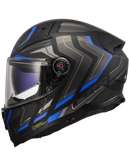 CASCO LS2 FF811 VECTOR II ALIZER MATT BLACK BLUE-06