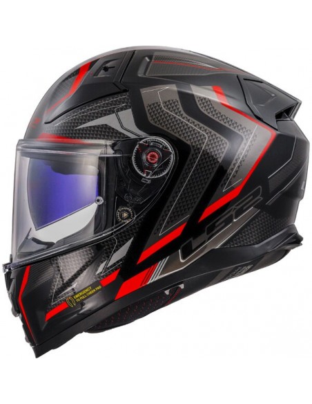 CASCO LS2 FF811 VECTOR II ALIZER BLACK RED-06