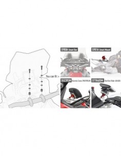GIVI 06SKIT – Kit tornillería especifíco para montar el Smart Bar S900A, o el Smart Mount S901A En el S901 se puede montar los