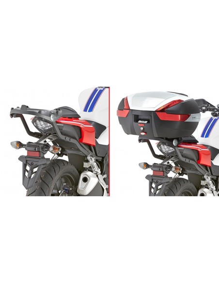 GIVI 1152FZ – Adaptador posterior específico para maleta MONOKEY® o MONOLOCK® A combinar con las parrillas MONOKEY® M5 y M7 o
