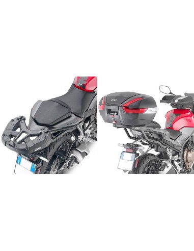 GIVI 1176FZ – Adaptador posterior específico para maleta MONOKEY® o MONOLOCK® A combinar con las parrillas MONOKEY® M5, M7,