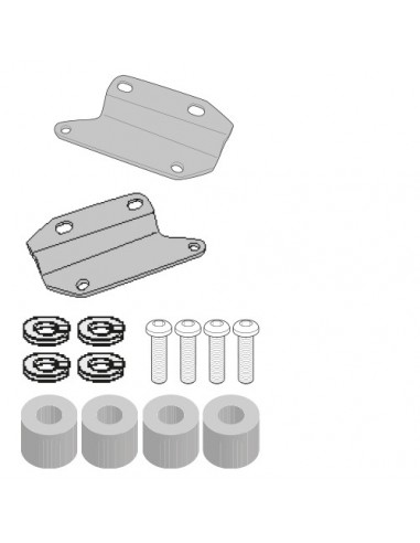 GIVI 1185KIT – Kit específico para el montaje del TE1185  sin el adaptador 1185FZ para la maleta posterior