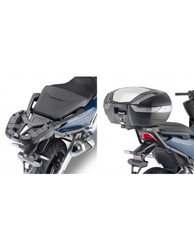GIVI 1186FZ – Adaptador posterior específico para maleta MONOKEY® o MONOLOCK® A combinar con las parrillas MONOKEY® M5, M7,
