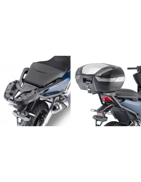 GIVI 1186FZ – Adaptador posterior específico para maleta MONOKEY® o MONOLOCK® A combinar con las parrillas MONOKEY® M5, M7,