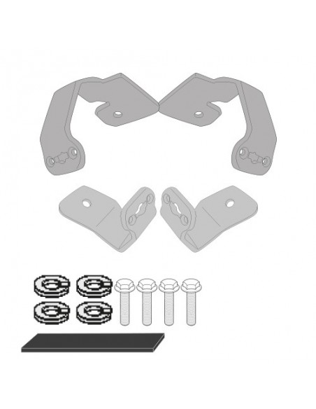 GIVI 1192KIT – Kit específico para el montaje del PLO1192MK, PLO1192CAM o PLX1192 sin el adaptador 1192FZ