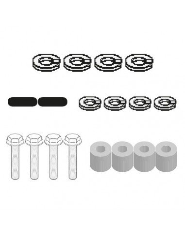 GIVI 2130KIT – Kit específico para el montaje del 2130FZ en presencia de maletas laterales rígidas de serie a combinar con