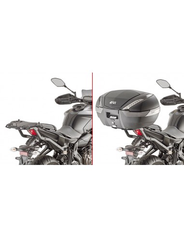 GIVI 2140FZ – Adaptador posterior específico para maleta MONOKEY® o MONOLOCK® A combinar con las parrillas MONOKEY® M5, M7,