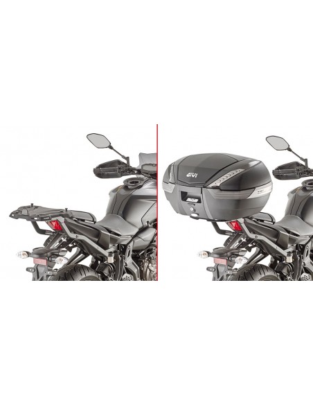 GIVI 2140FZ – Adaptador posterior específico para maleta MONOKEY® o MONOLOCK® A combinar con las parrillas MONOKEY® M5, M7,