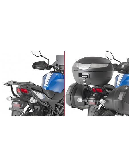 GIVI 3111FZ – Adaptador posterior específico para maleta MONOKEY® o MONOLOCK® A combinar con las parrillas MONOKEY® M5, M7,
