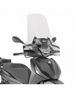 GIVI 5621A – Parabrisas específico transparente 57 x 67,5 cms (hxa) a combinar con los anclajes A5616A