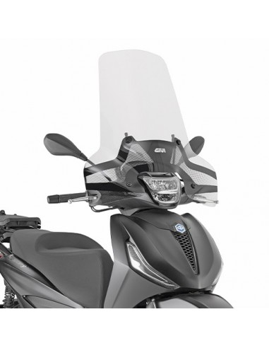 GIVI 5621A – Parabrisas específico transparente 57 x 67,5 cms (hxa) a combinar con los anclajes A5616A