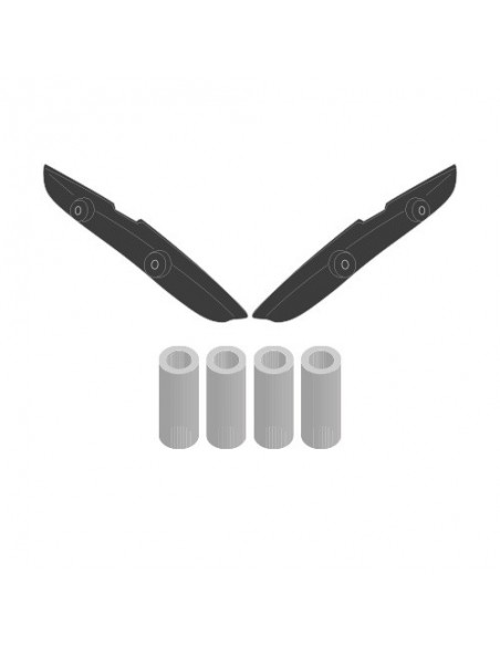 GIVI 6419KIT – Kit específico para el montaje del TE6419 sin el adaptador SR6419 para la maleta posterior