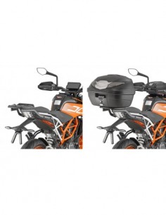 GIVI 7707FZ – Adaptador posterior específico para maleta MONOLOCK® A combinar con la parrilla ya incluida en las maletas