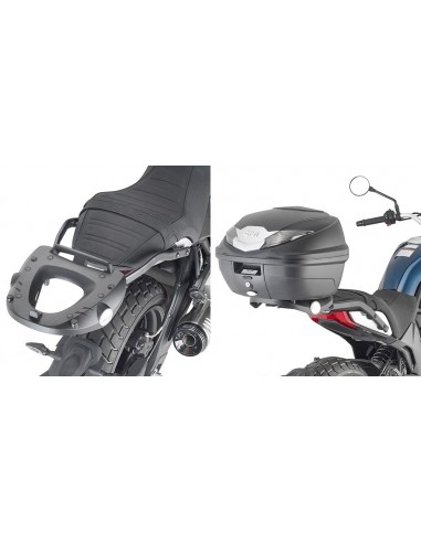 GIVI 9222FZ – Adaptador posterior específico para maleta MONOLOCK® A combinar con las parrillas MONOLOCK® M5M o M6M