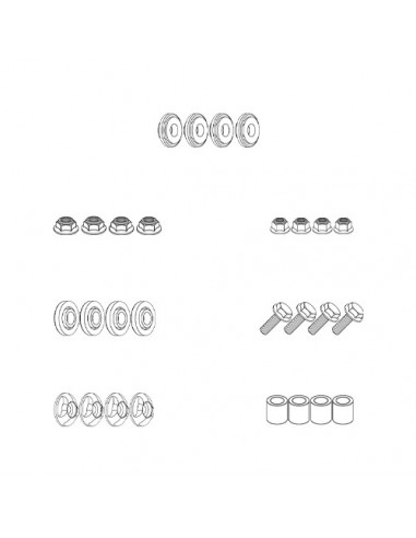 GIVI A315A – Kit anclajes específico para 311A y 313A