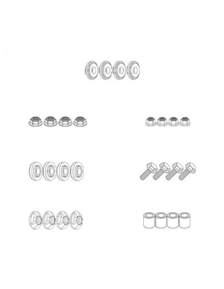 GIVI A315A – Kit anclajes específico para 311A y 313A