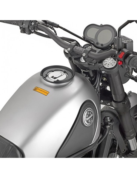 GIVI BF34 – Kit adaptador metálico para el uso de bolsas deposito TANKLOCK compatible sólo con las bolsas XS319, EA144, EA123