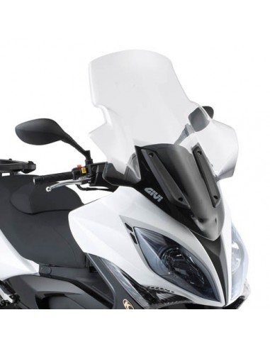 GIVI D295ST – Parabrisas específico transparente con spoiler 85,5 x 66 cms (hxa) se monta en lugar del parabrisas original / 25