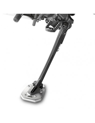 GIVI ES1144 – Extensión caballete en aluminio y acero inoxidable, para ampliar la superficie de apoyo del caballete lateral