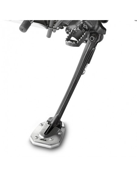 GIVI ES1144 – Extensión caballete en aluminio y acero inoxidable, para ampliar la superficie de apoyo del caballete lateral