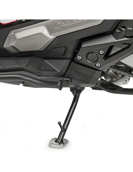 GIVI ES1156 – Extensión caballete en aluminio y acero inoxidable, para ampliar la superficie de apoyo del caballete lateral