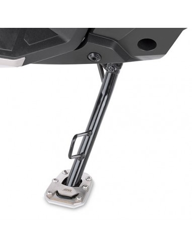 GIVI ES1186 – Extensión caballete en aluminio y acero inoxidable, para ampliar la superficie de apoyo del caballete lateral GIVI ES1186 – Extensión caballete en aluminio y acero inoxidable, para ampliar la superficie de apoyo del caballete lateral