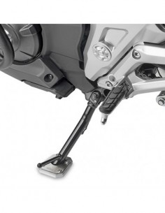 GIVI ES1192 – Extensión caballete en aluminio y acero inoxidable, para ampliar la superficie de apoyo del caballete lateral