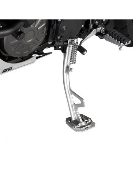 GIVI ES2119 – Extensión caballete en aluminio y acero inoxidable, para ampliar la superficie de apoyo del caballete lateral