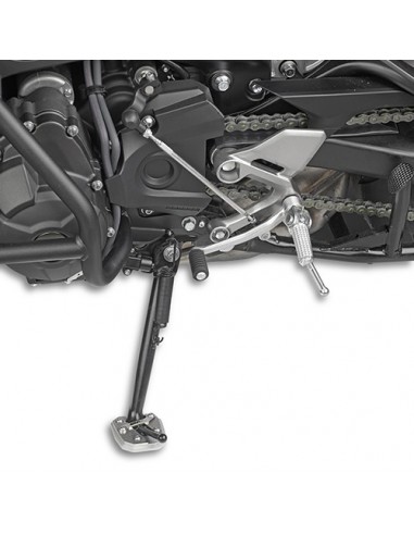 GIVI ES2122 – Extensión caballete en aluminio y acero inoxidable, para ampliar la superficie de apoyo del caballete lateral GIVI ES2122 – Extensión caballete en aluminio y acero inoxidable, para ampliar la superficie de apoyo del caballete lateral